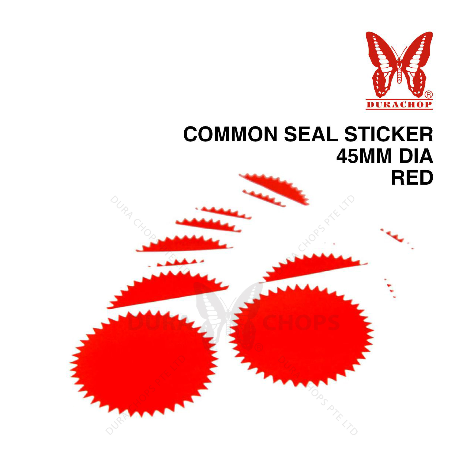 Common Seal Sticker - RED Common Seal Sticker - RED