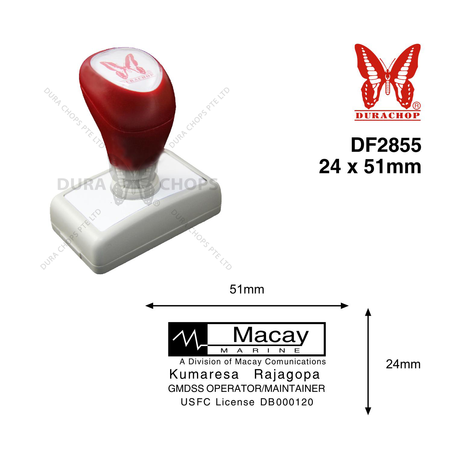 DF2855 - 24 x 51mm DF2855 - 24 x 51mm