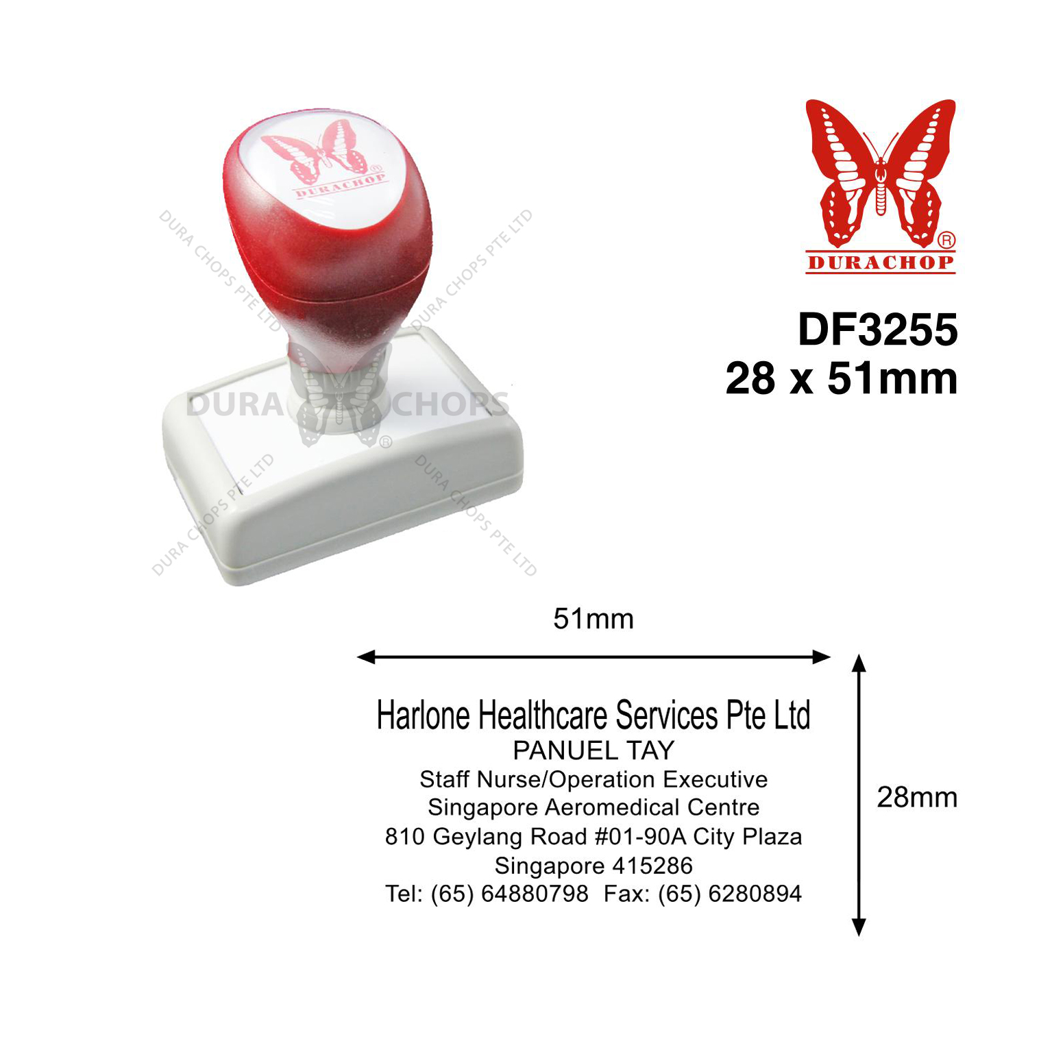DF3255 - 28 x 51mm DF3255 - 28 x 51mm