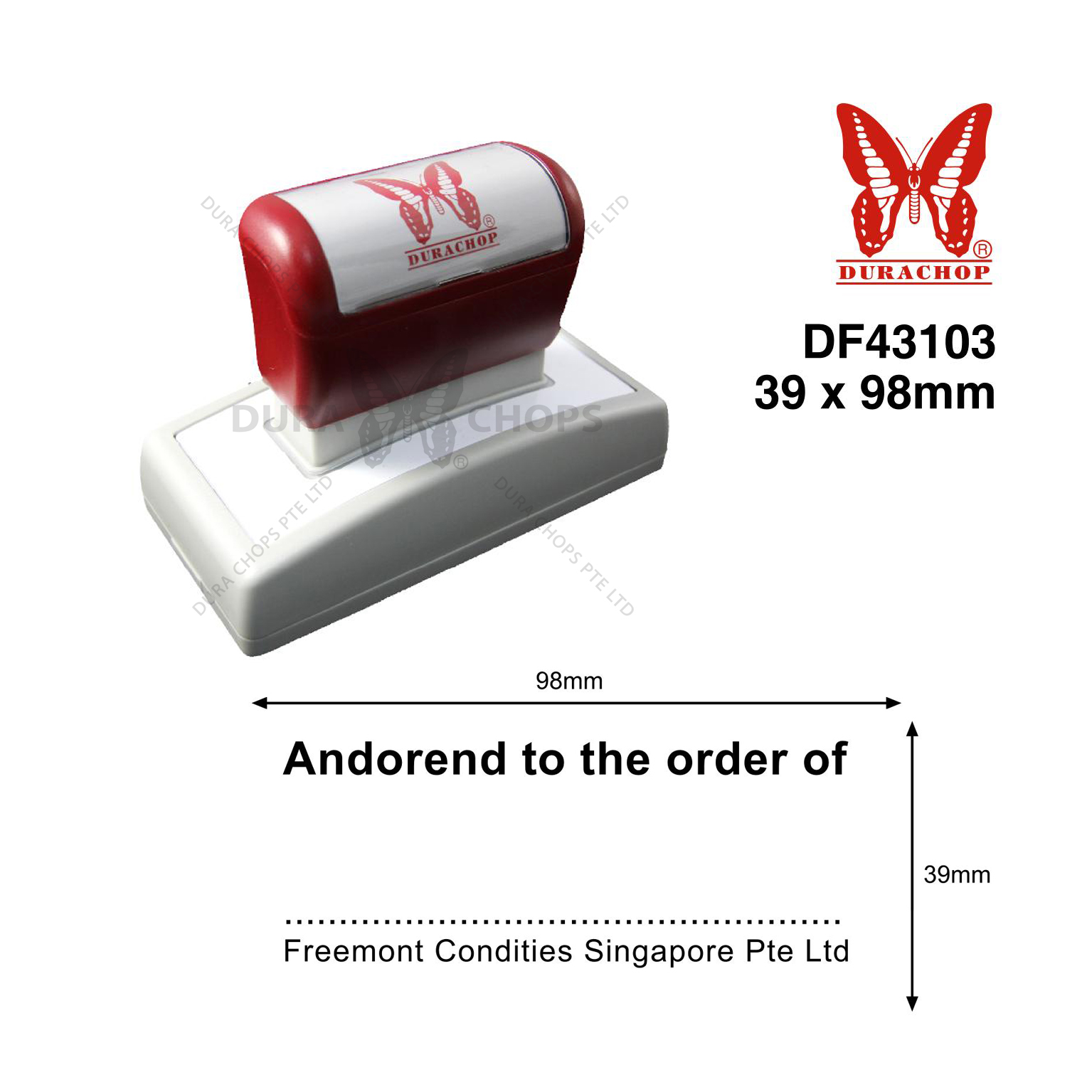 DF43103 - 39 x 98mm DF43103 - 39 x 98mm