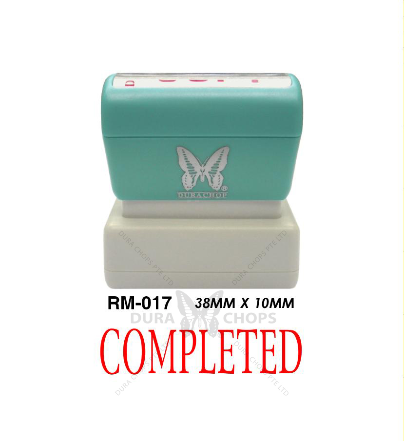 RM-017 - COMPLETED RM-017 - COMPLETED