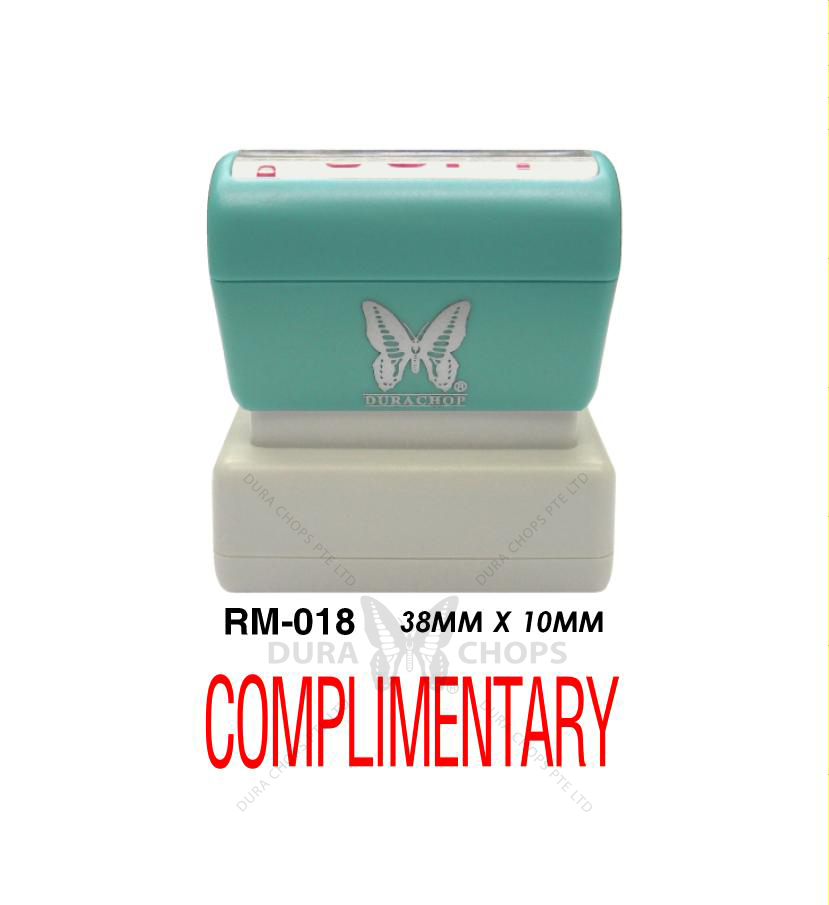 RM-018 - COMPLIMENTARY RM-018 - COMPLIMENTARY