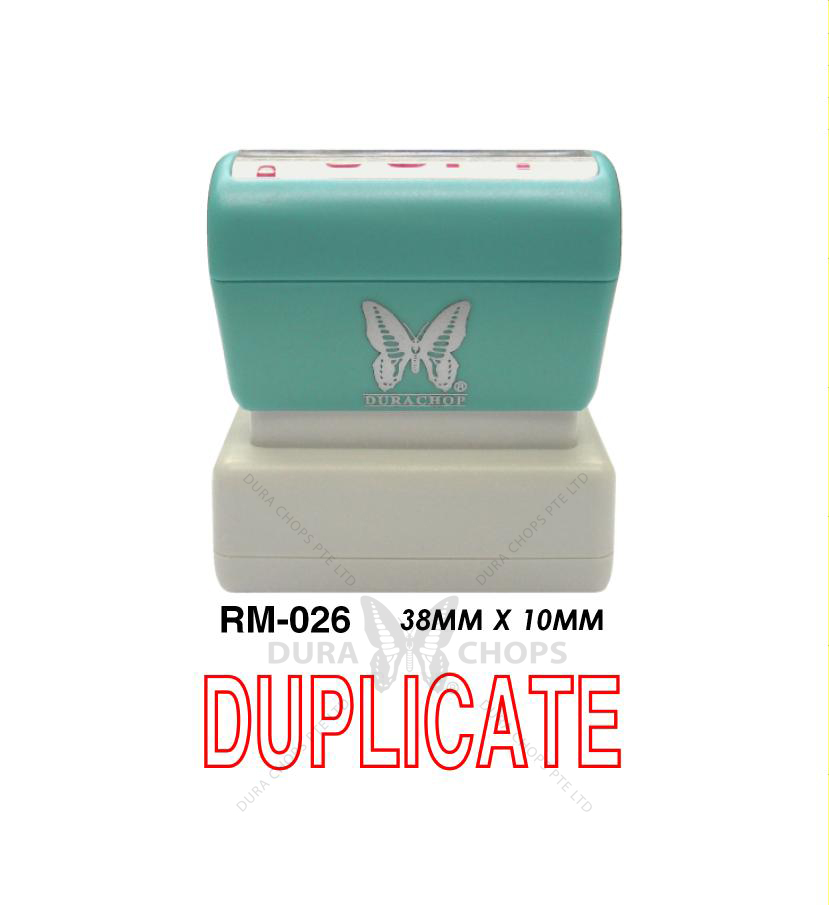 RM-026 - DUPLICATE RM-026 - DUPLICATE
