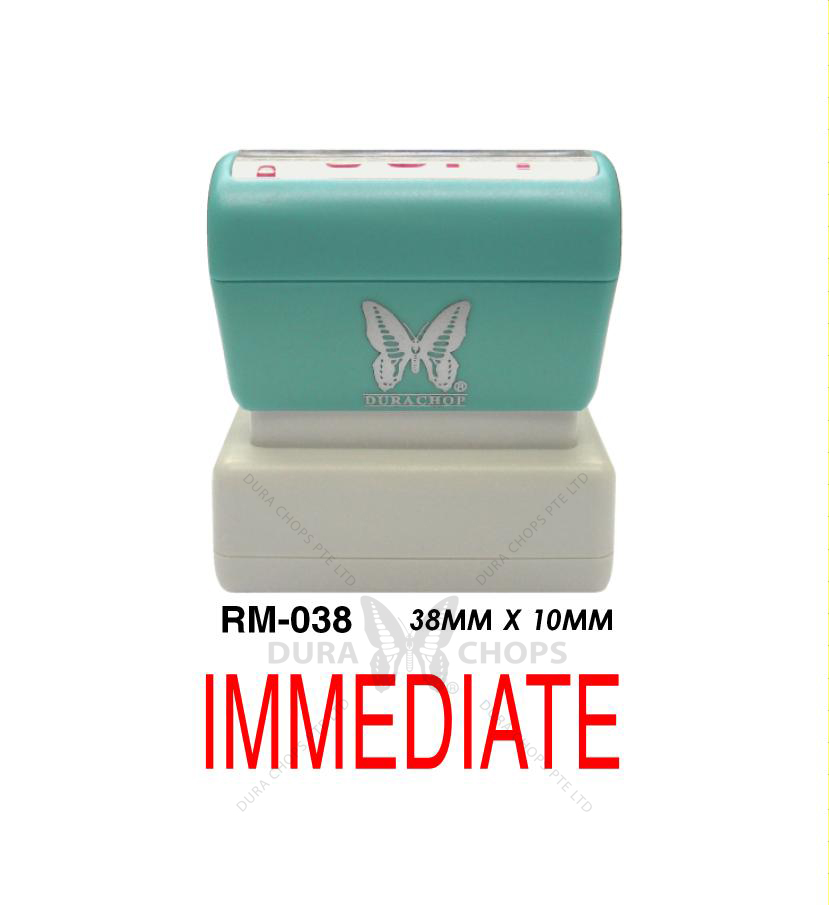 RM-038 - IMMEDIATE RM-038 - IMMEDIATE