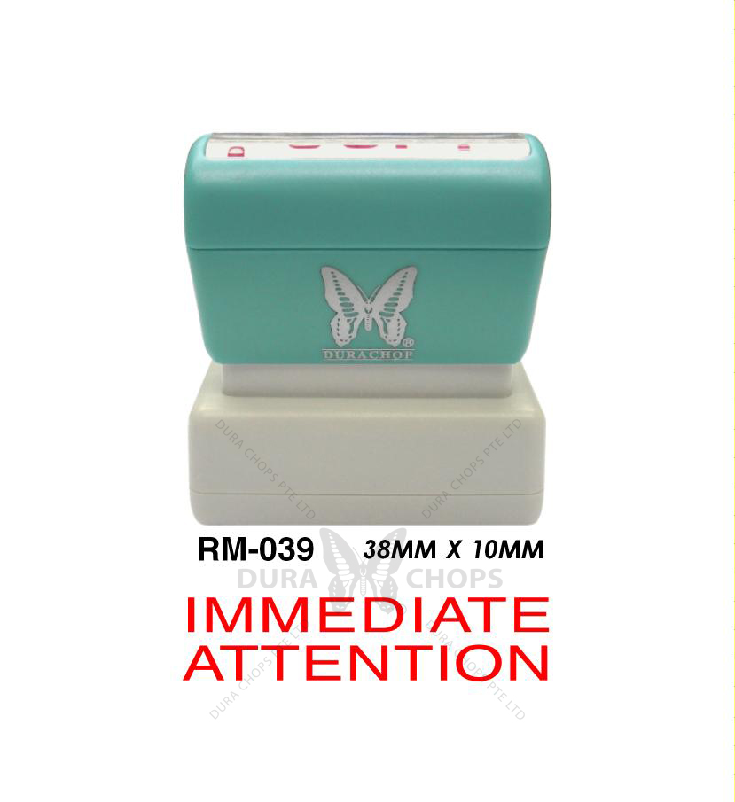 RM-039 - IMMEDIATE ATTENTION
