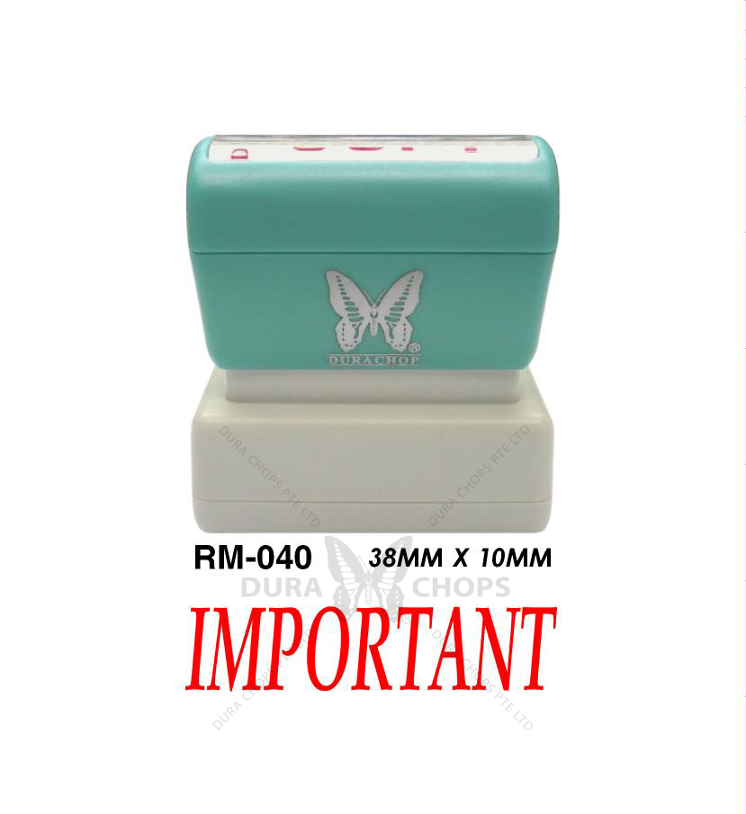 RM-040 - IMPORTANT RM-040 - IMPORTANT