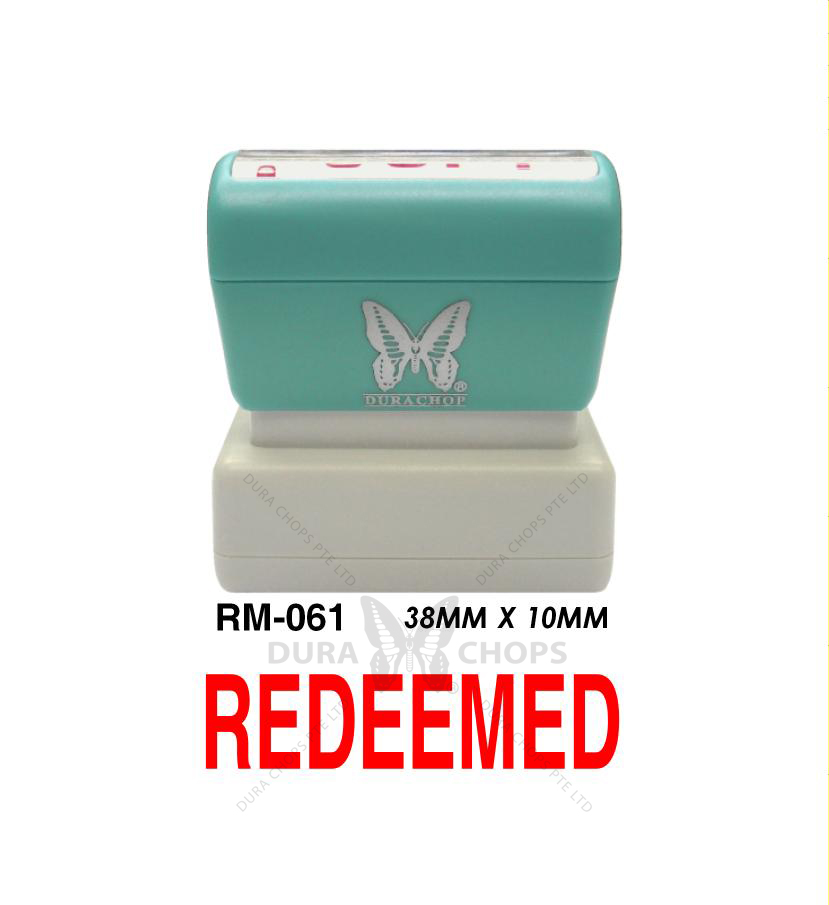 RM-061 - REDEEMED RM-061 - REDEEMED