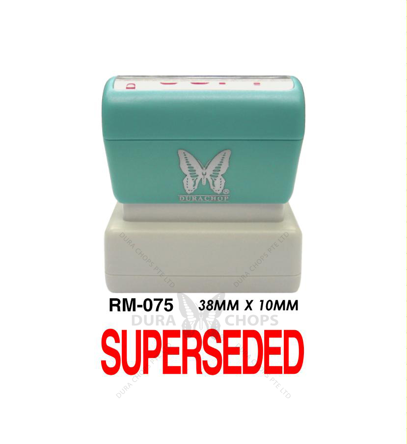 RM-075 - SUPERSEDED RM-075 - SUPERSEDED